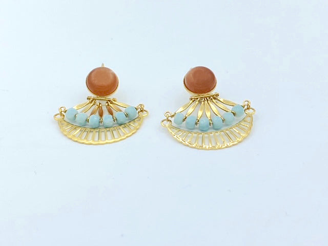 Summer Gingko earrings